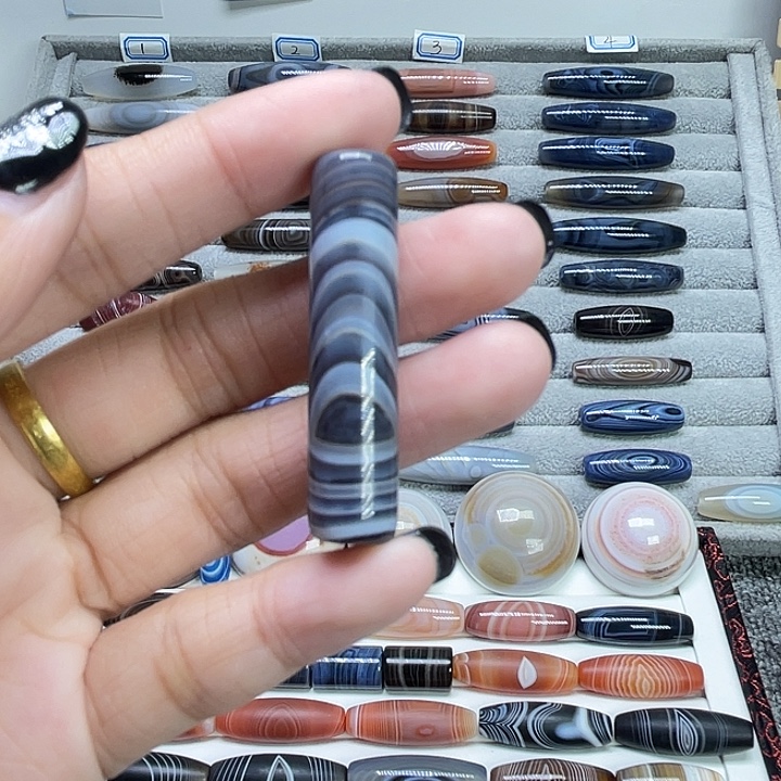 玛瑙/玉髓合金珠宝半成品