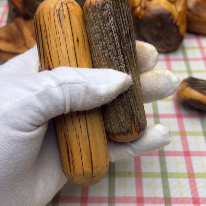 柏木（崖柏）陈化老料手串把件 