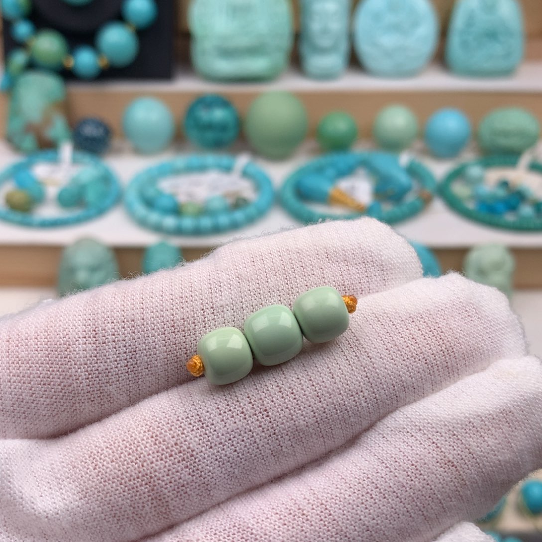 未镶嵌绿松石珠宝奇石卡7.4卡7.9