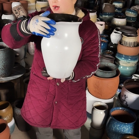 口20高32瑕疵盆子 