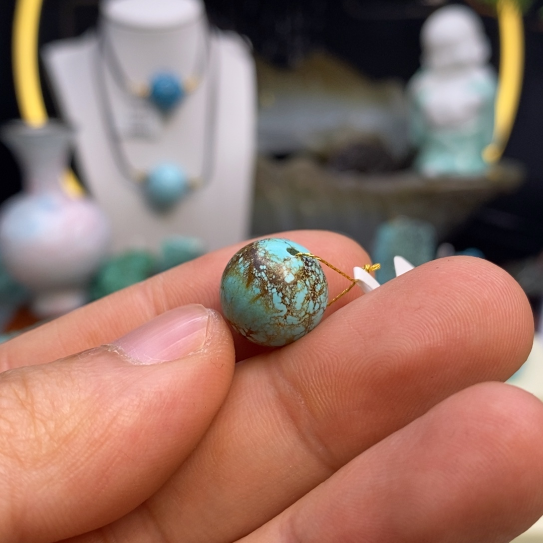 绿松石未镶嵌珠宝奇石13.4