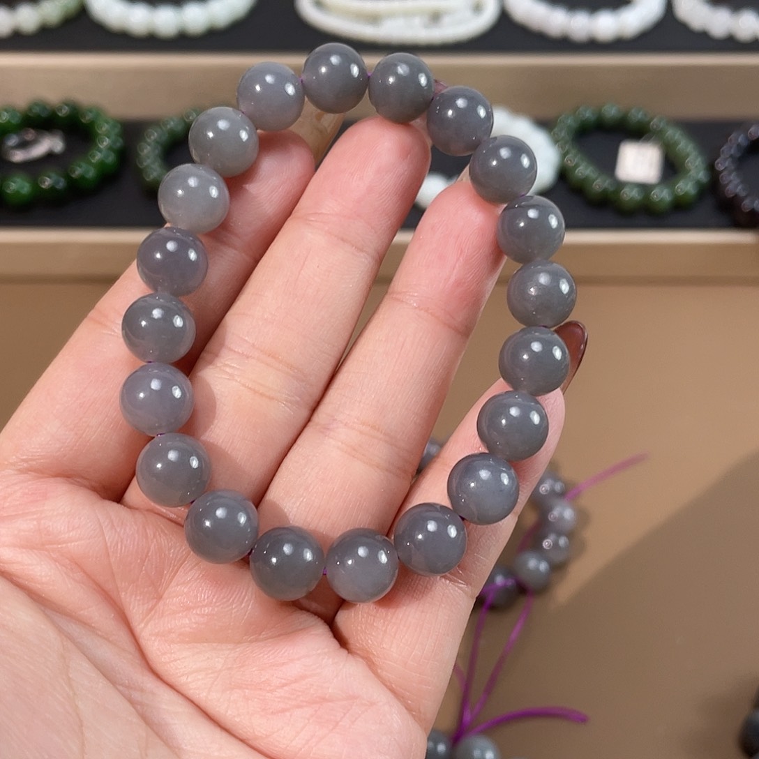 和田玉手链未镶嵌10