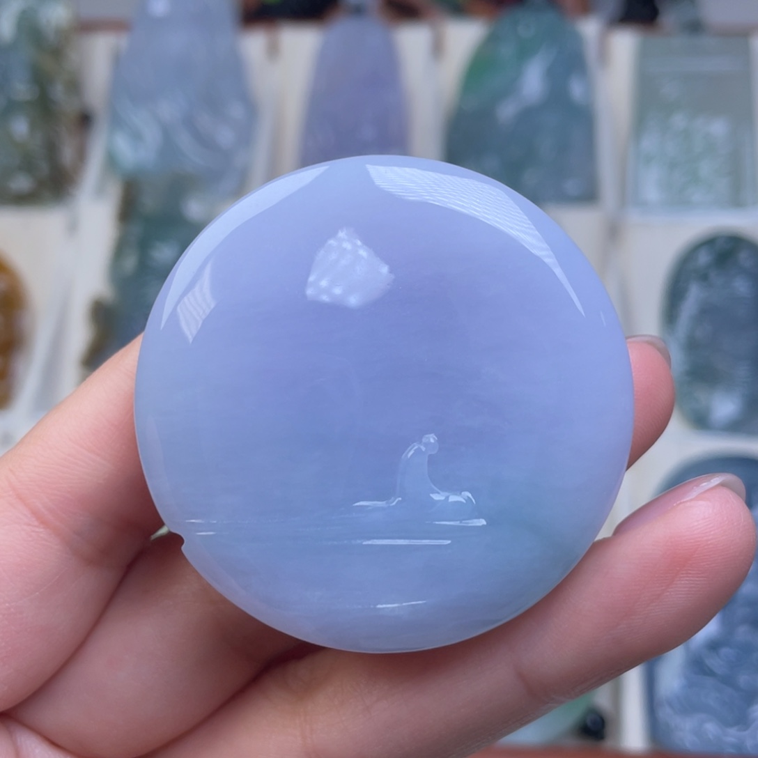 翡翠未镶嵌颈饰天然翡翠
