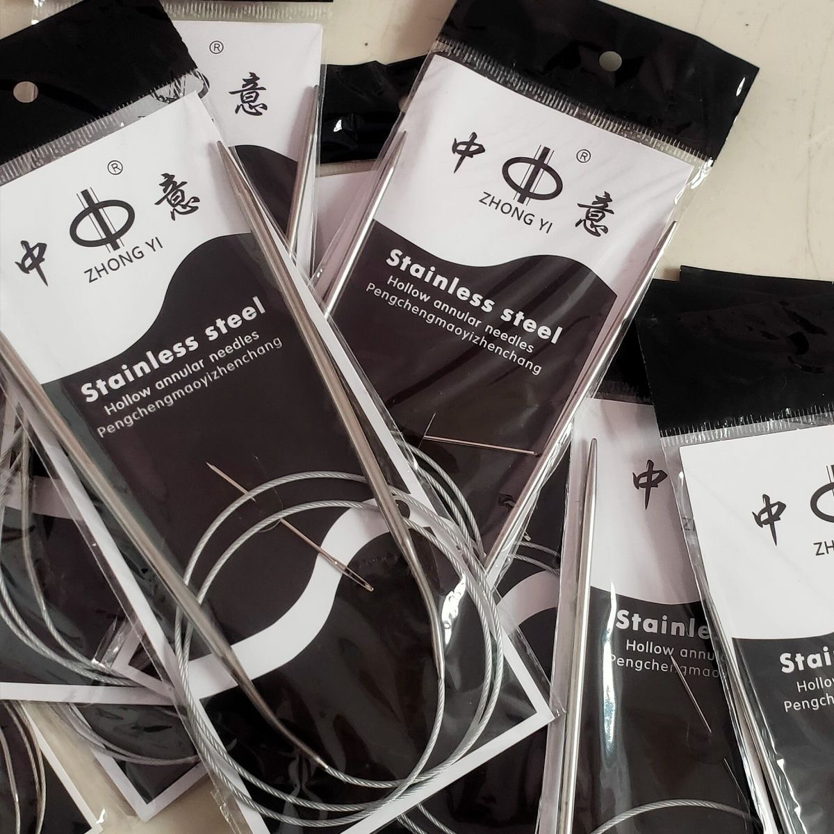 全套11付中意牌环形打毛衣针织毛衣围巾毯子毛线针手工棒针循环针