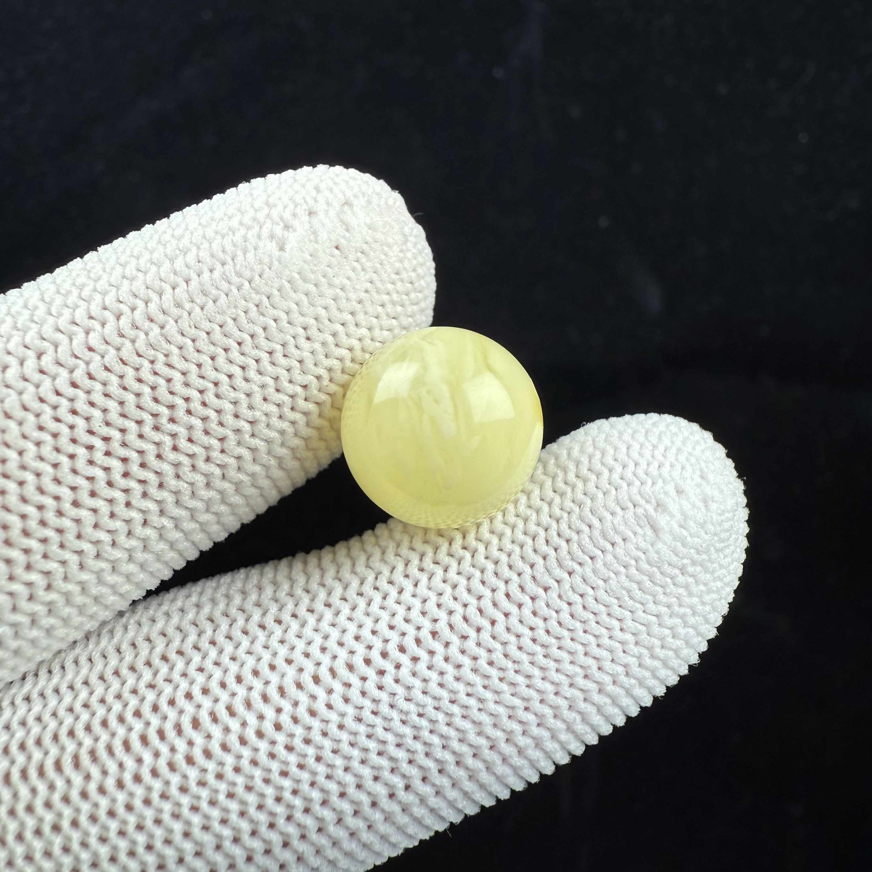 A5758天然原矿俄料蜜蜡圆珠11.9mm一物一图 假一罚四