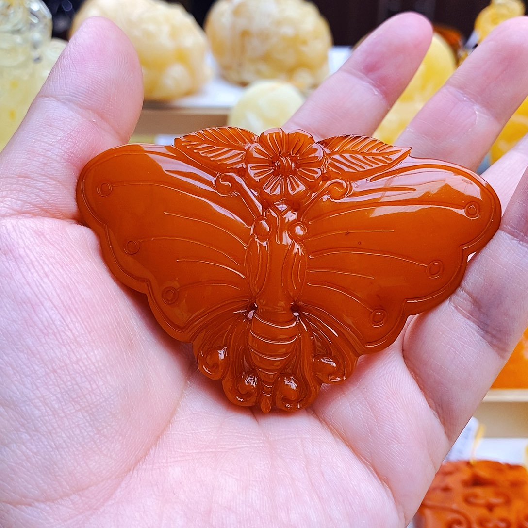 蜜蜡颈饰未镶嵌影*天然保真假一赔十111