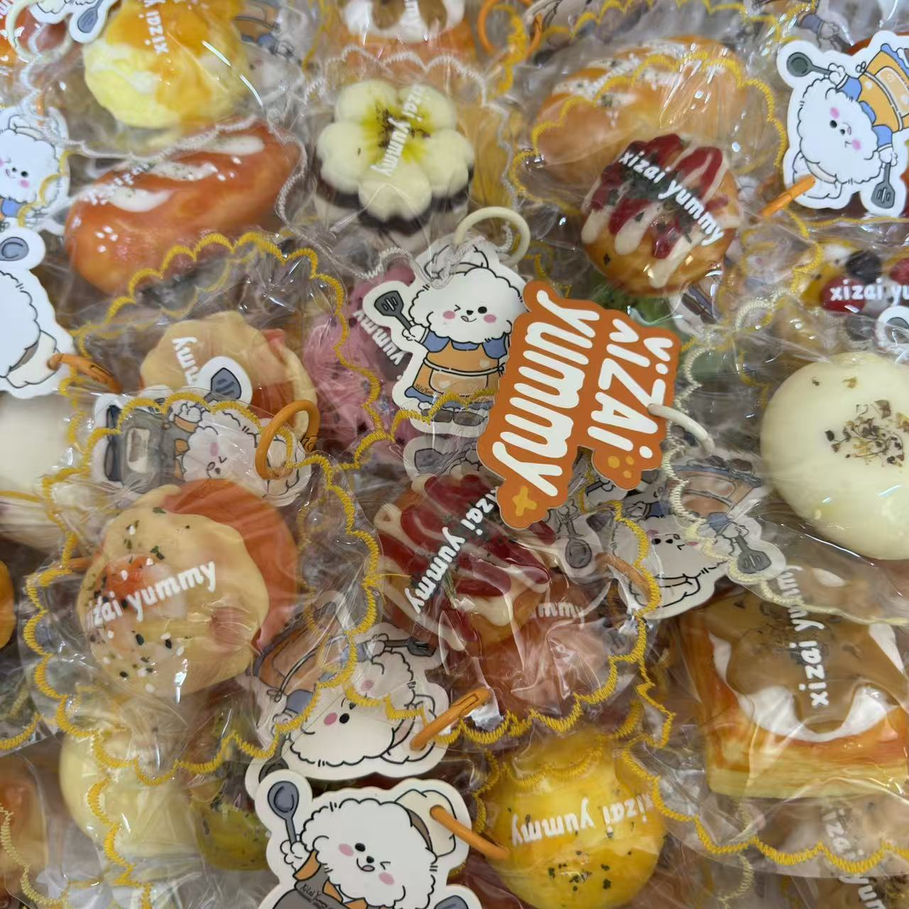 糯米泥全缝边【高品质捏捏盲盒】喜仔yummy食物系硅胶捏捏礼物