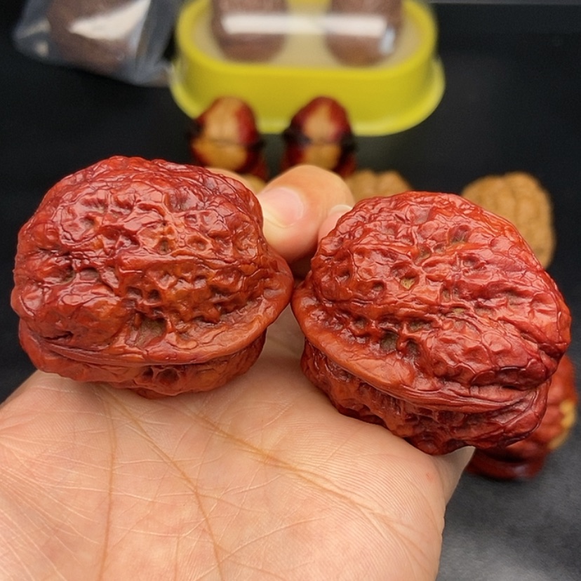 【闪购商品】把件文玩核桃41尺金蟾王52.7克