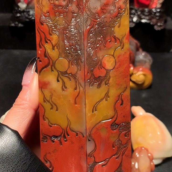 昌化石大师作品漂亮的