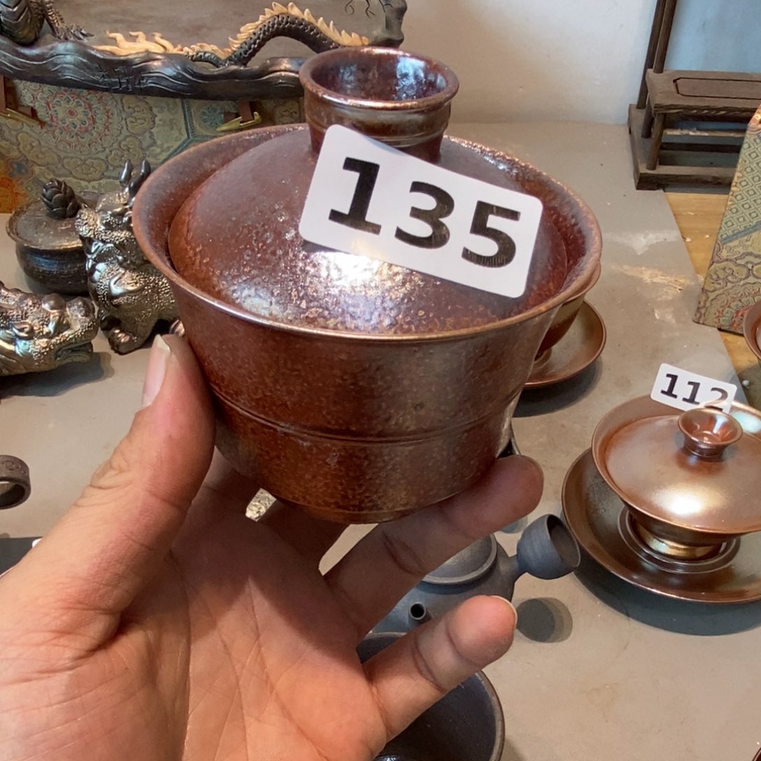 柴烧茶具陶瓷杯子