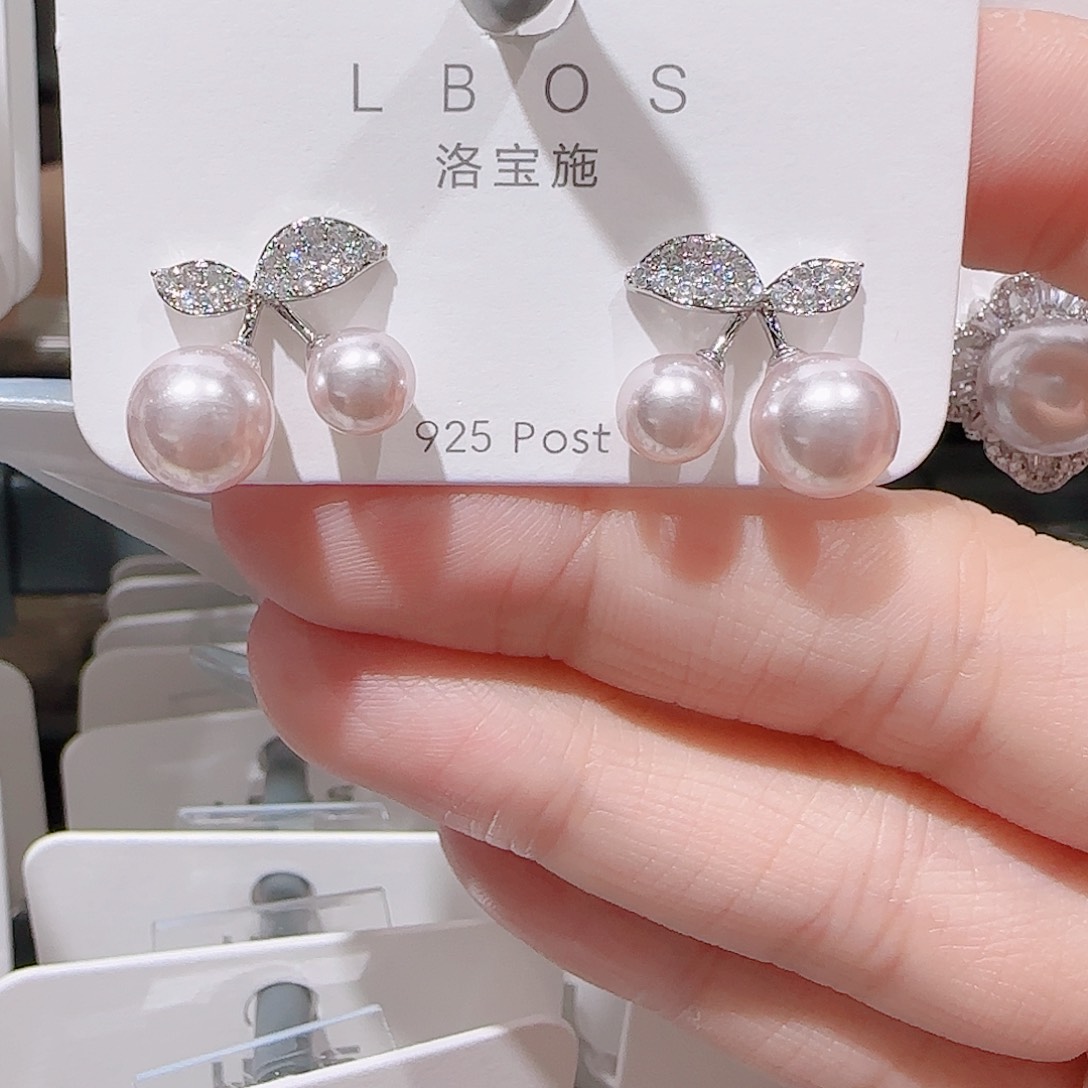 铜合金925银锆石耳环