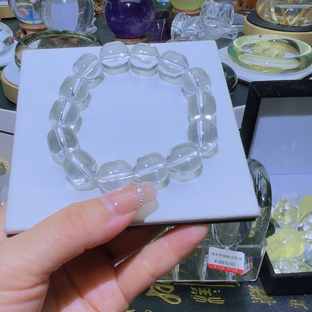 水晶手串未镶嵌大***凉白水晶手串
