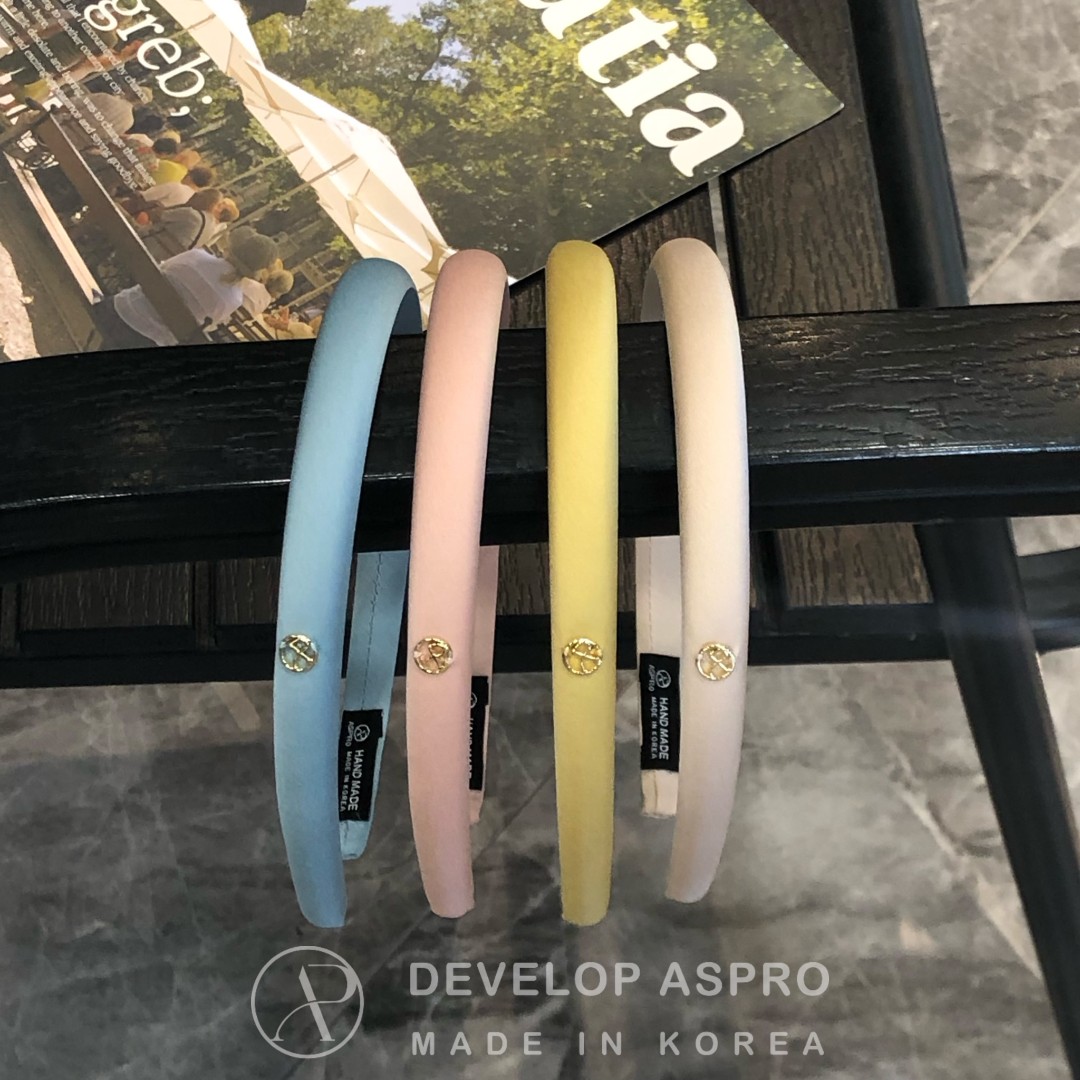 【现货 ASPRO福利款】韩国百搭简约纯色发箍AP199