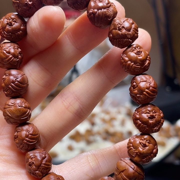 手串/手链橄榄核龙纹桃核 财迷