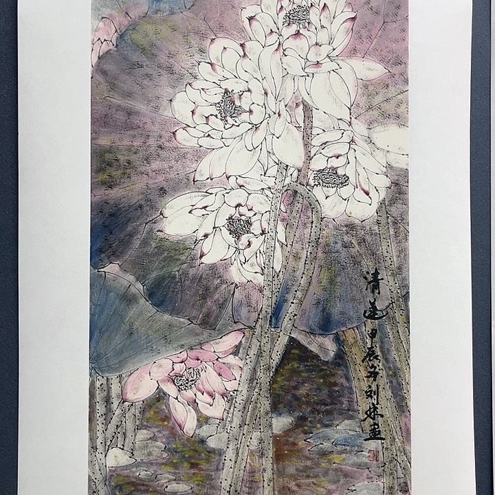 国画莯*六林老师老师