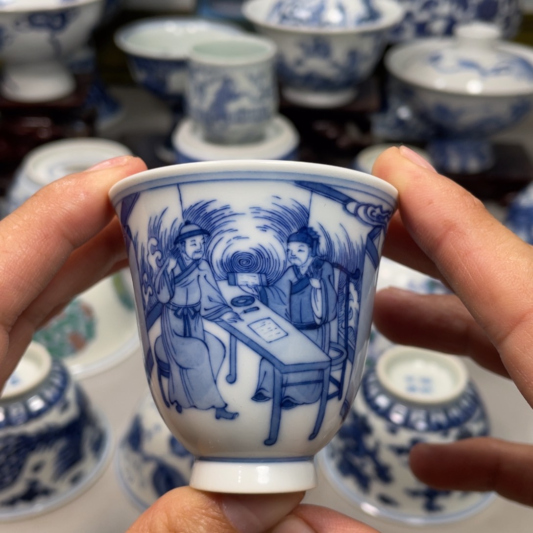 杯子景德镇陶瓷现代手工陶瓷茶具