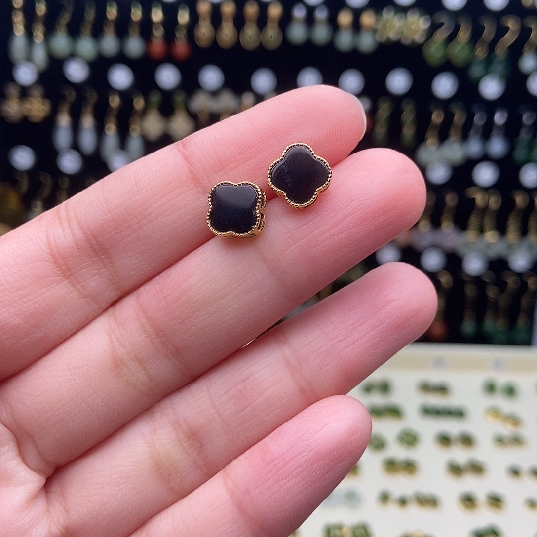 和田玉银S925镀金镶嵌颈饰