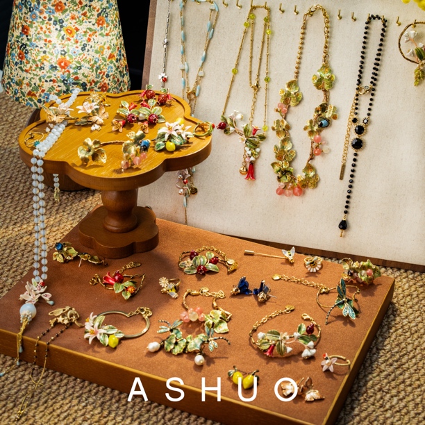 铜合金耳饰 集合链接中古Vintage欧洲回流复古高级风古风