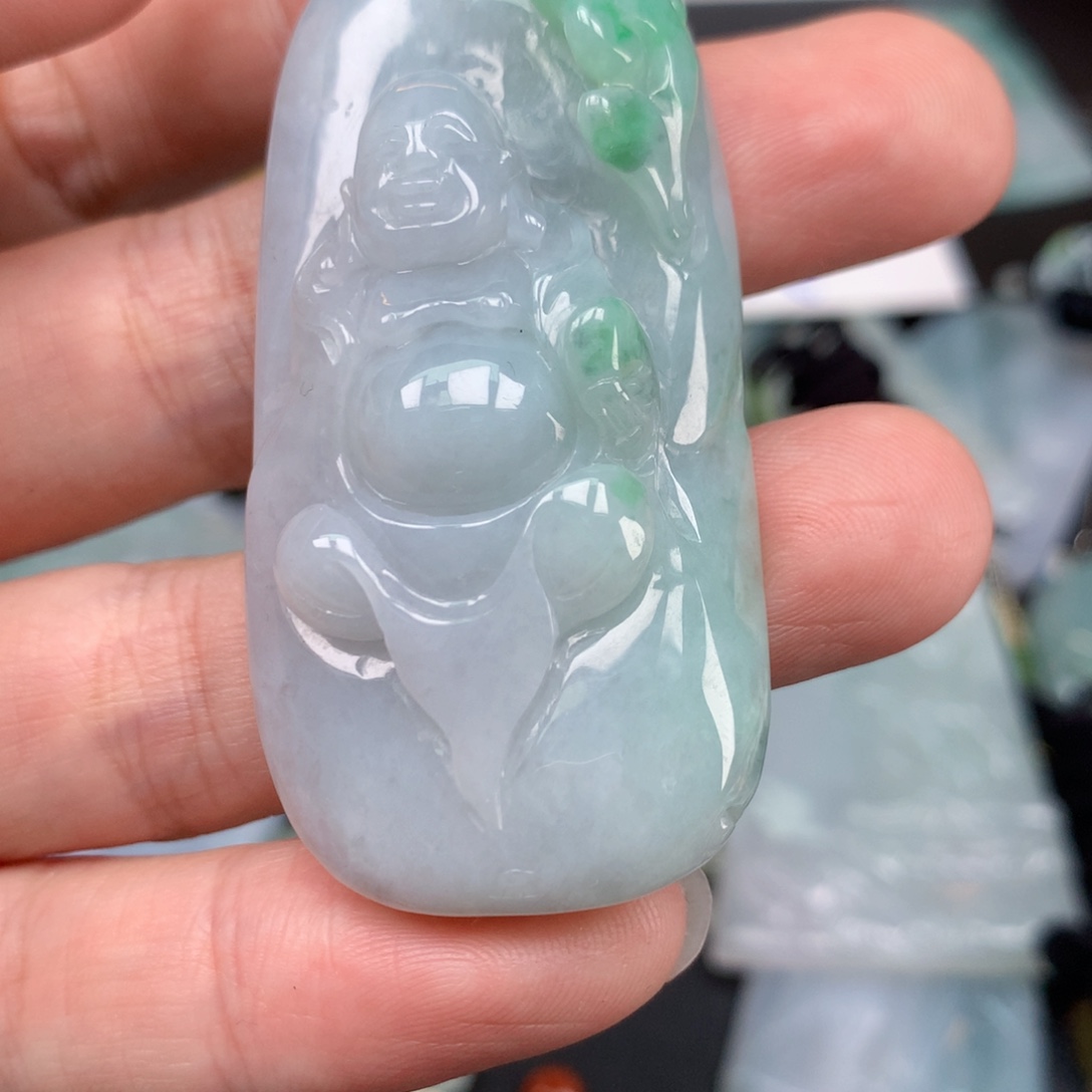 翡翠未镶嵌吊坠(不含链)福利18