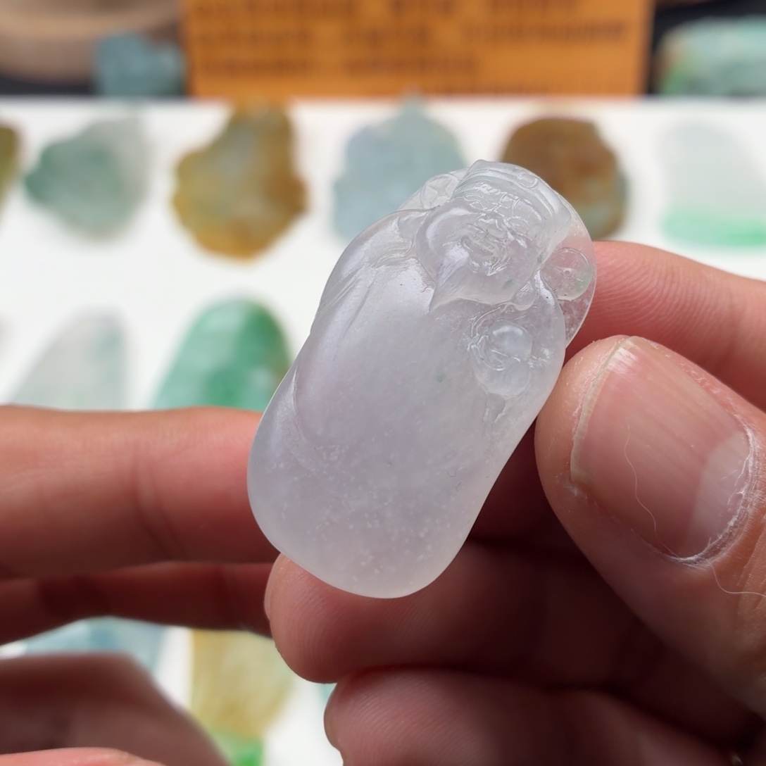 定制翡翠未镶嵌财神