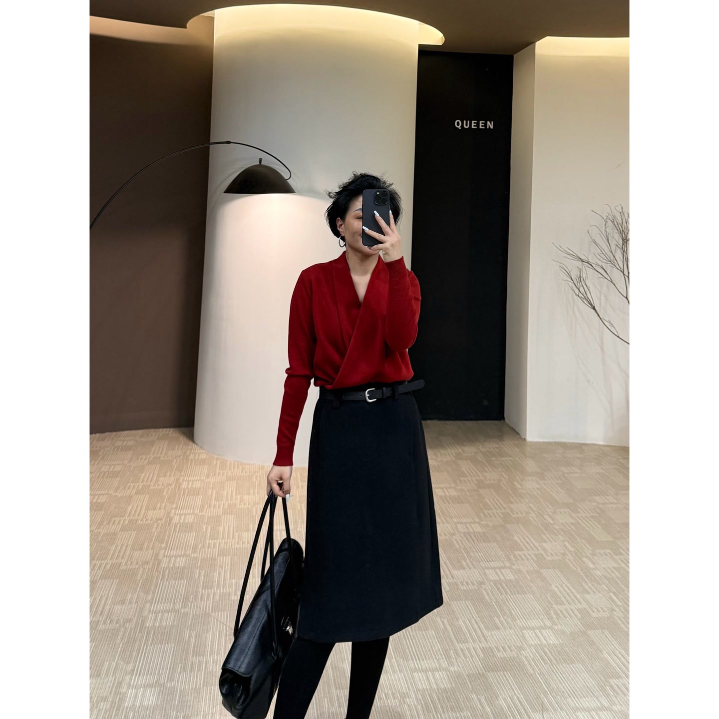 美丽定制极简加厚直筒中裙160斤以内（裙长60）