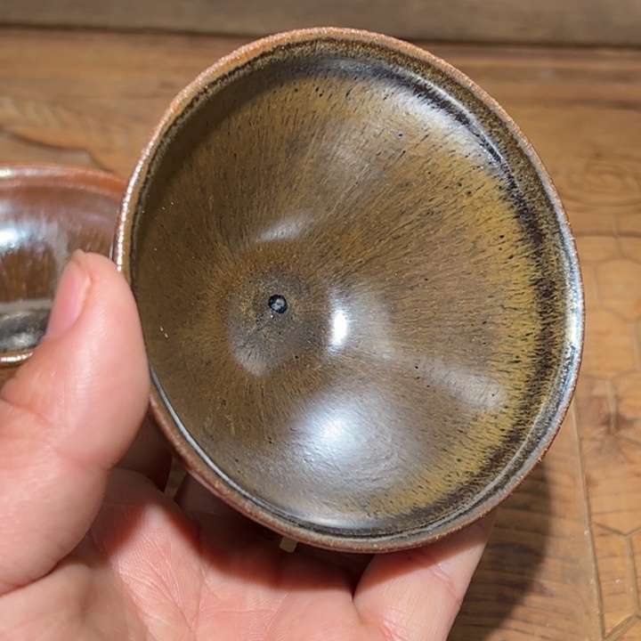 茶盏印山窑柴烧作品