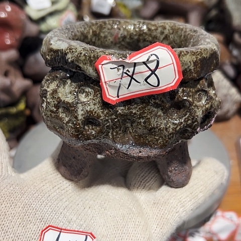 粗陶花盆制作就这样的