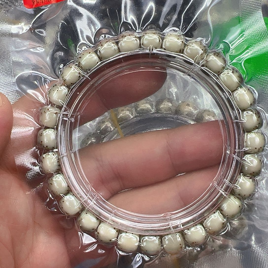黑****手串星月菩提47动地半臂大留白星月菩提单圈8×7