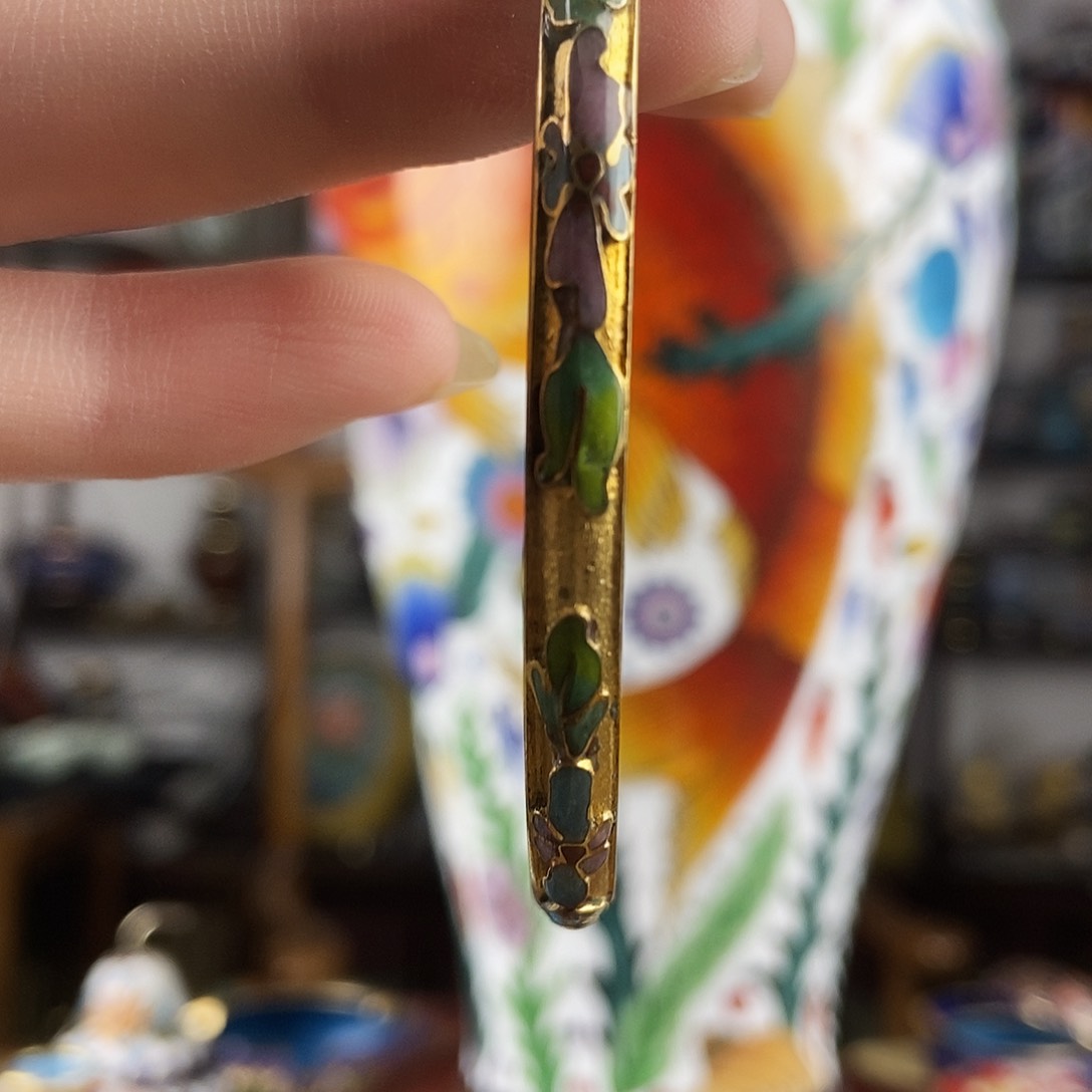 铜景泰蓝手镯一只