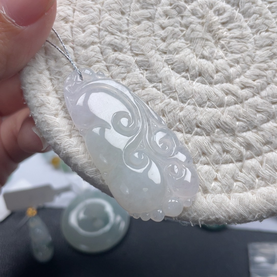 翡翠未镶嵌颈饰天然A货缅甸翡翠