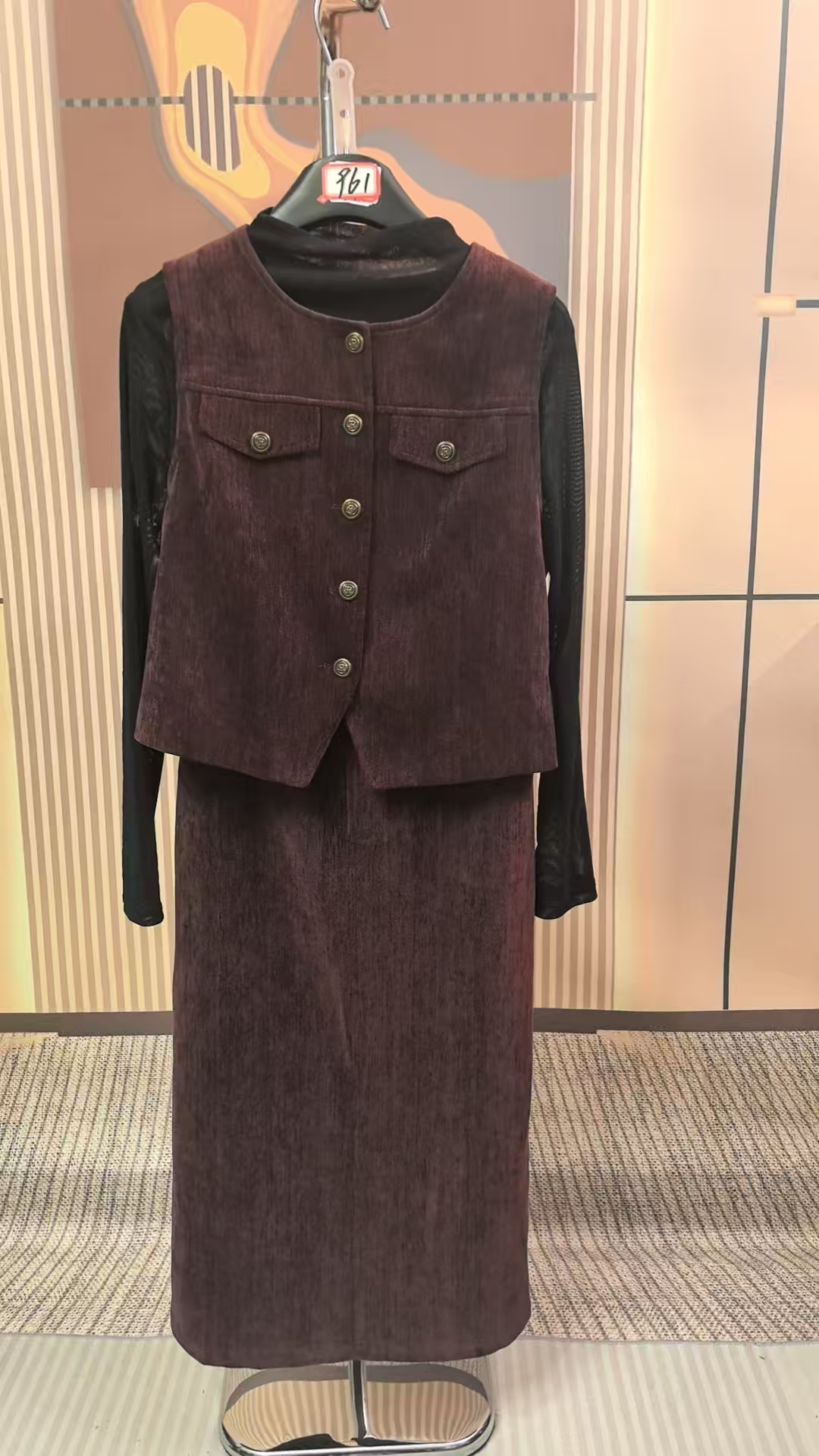 晓晓家2025高端撤柜上衣962