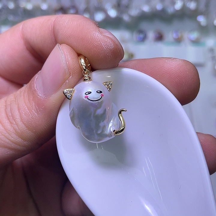 未镶嵌淡水珍珠颈饰07