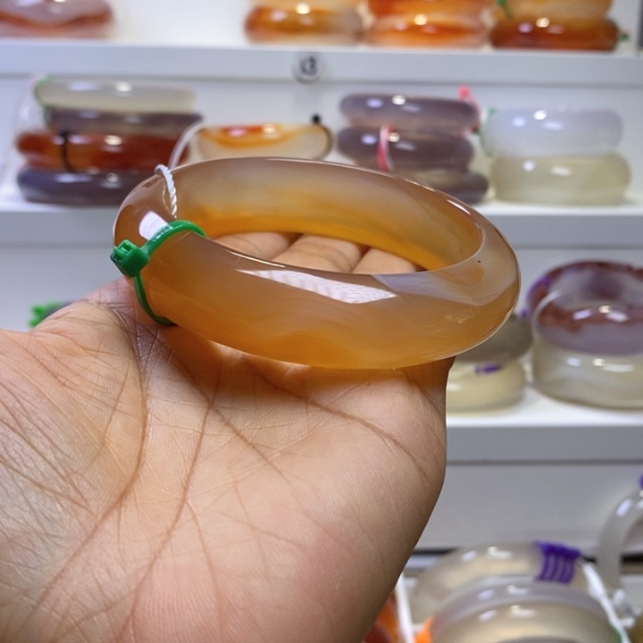 玛瑙/玉髓手镯未镶嵌羽**翔