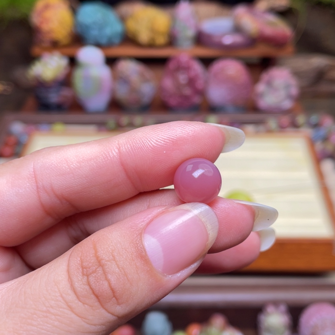 @***漫玛瑙/玉髓未镶嵌手串盐源玛瑙高品光珠