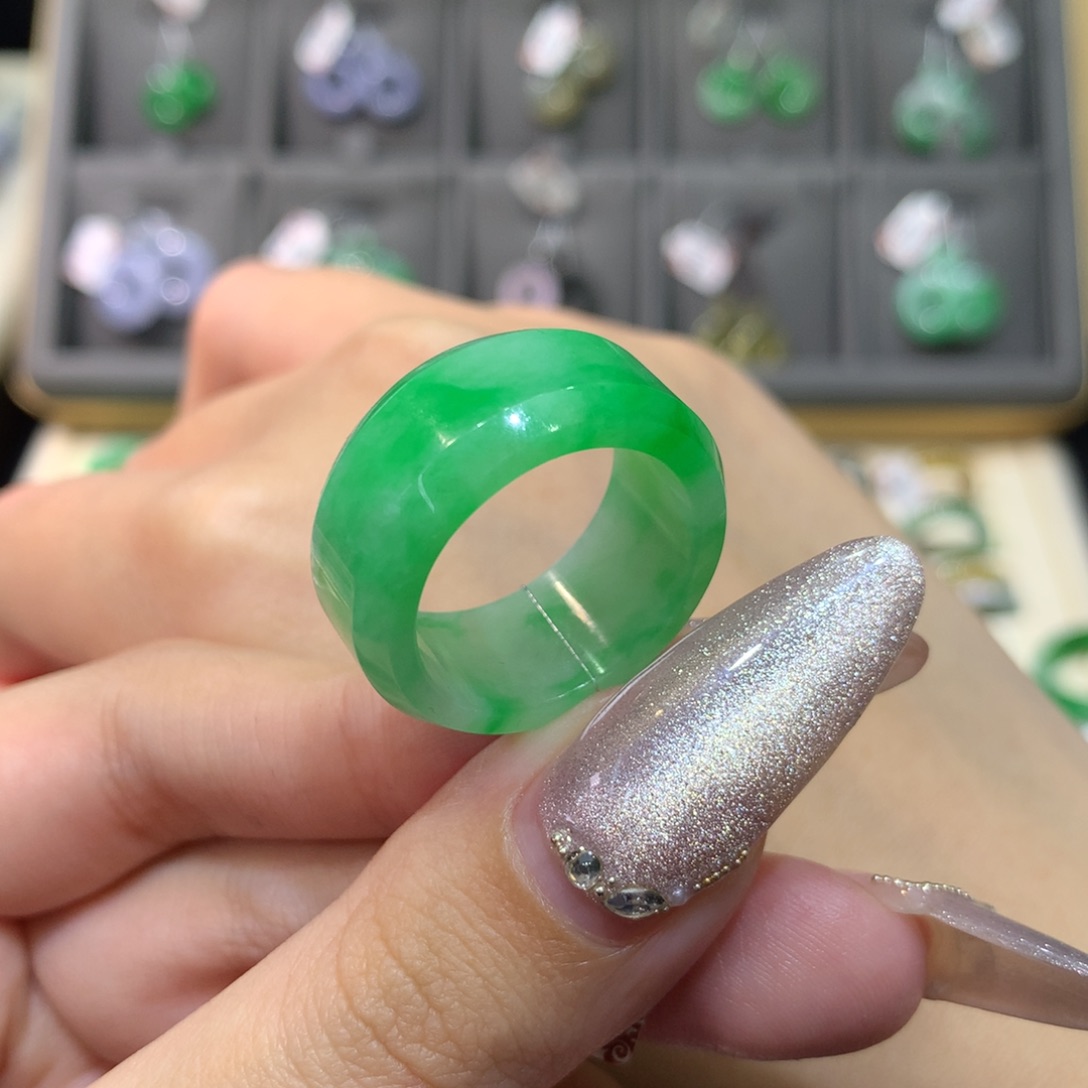 翡翠戒指未镶嵌19-20方戒