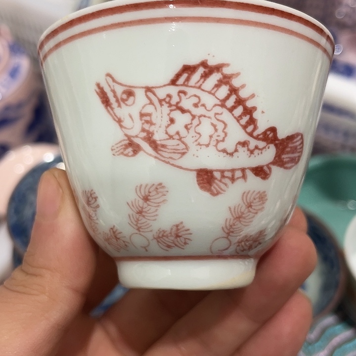 陶摆件景德镇陶瓷主人杯1344