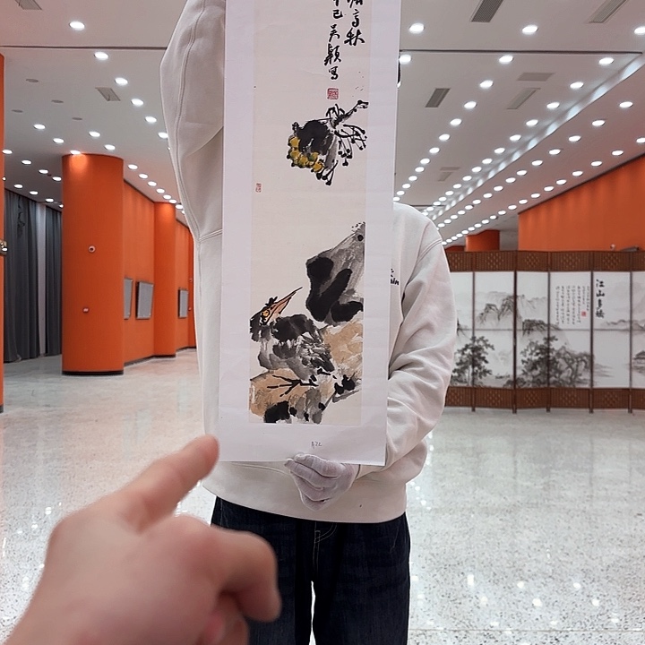 国画吴颖老先生、备案原作、去伪存真原作