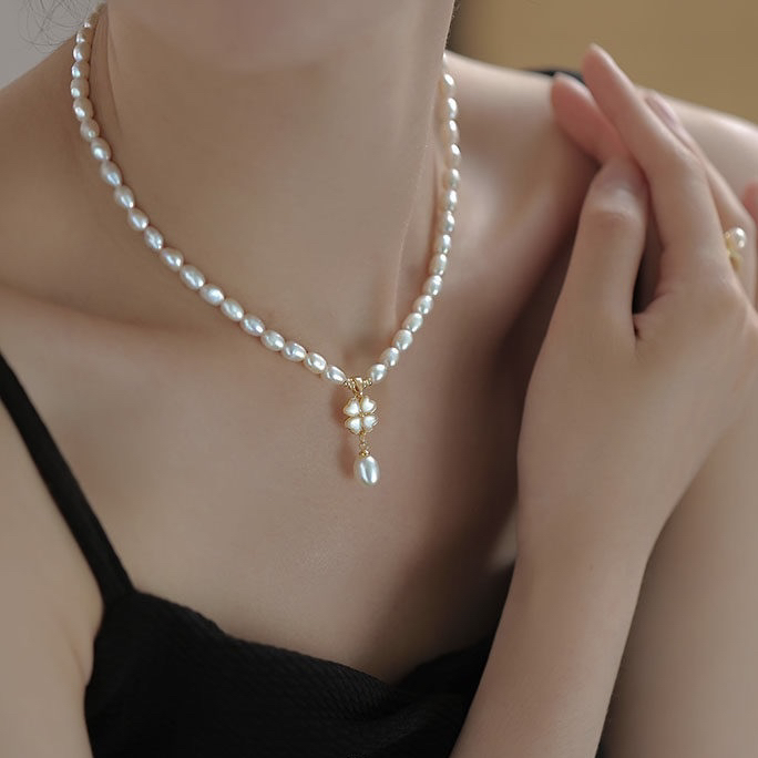 【最后三天】8649轻奢小众四叶花项链