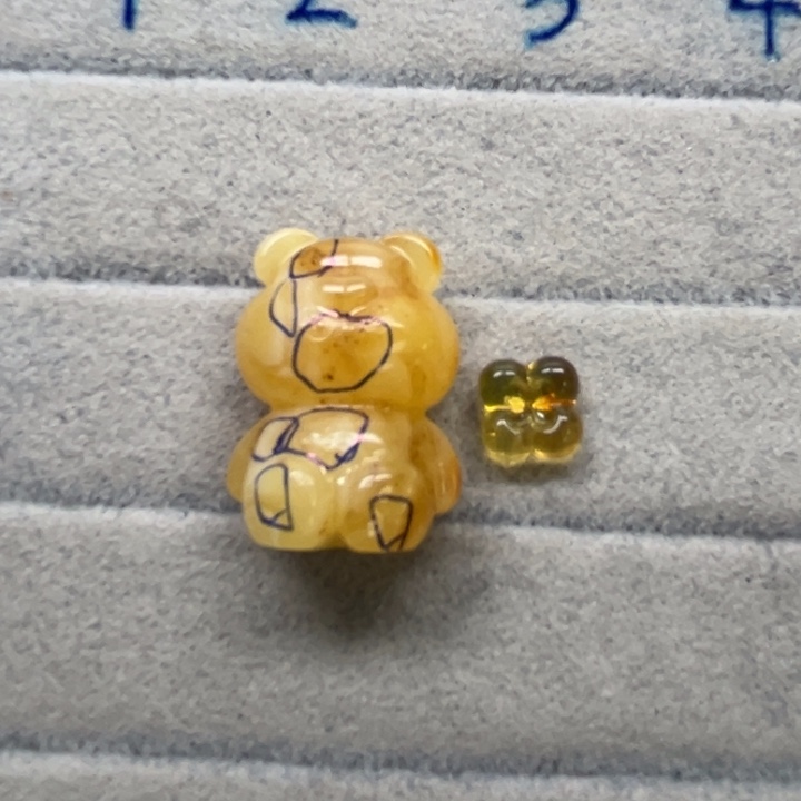 裸石琥珀未镶嵌?***✨天然蜜蜡配件