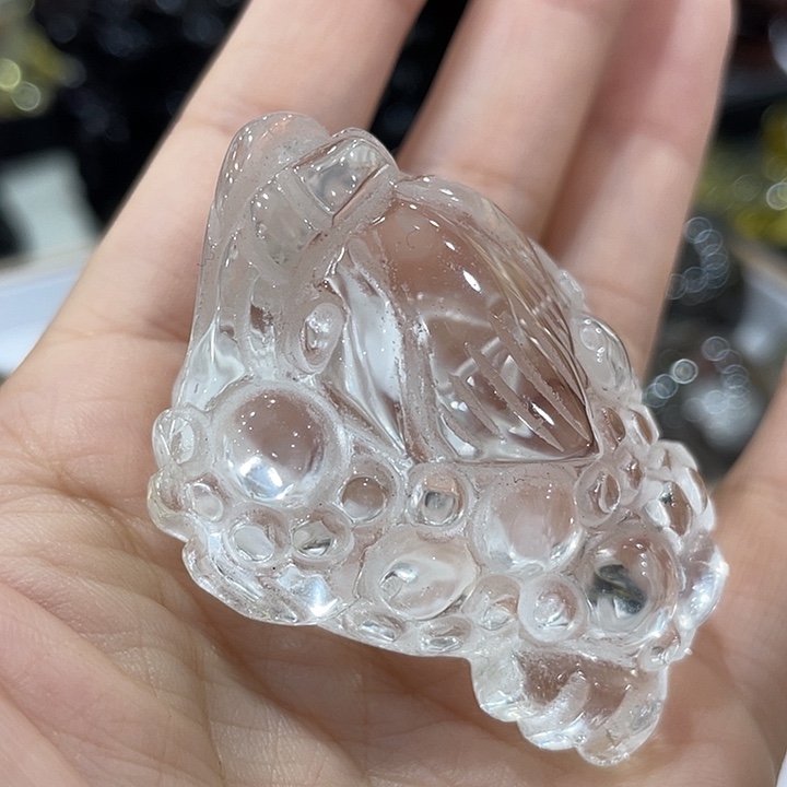 未镶嵌珠宝半成品水晶三脚金蟾