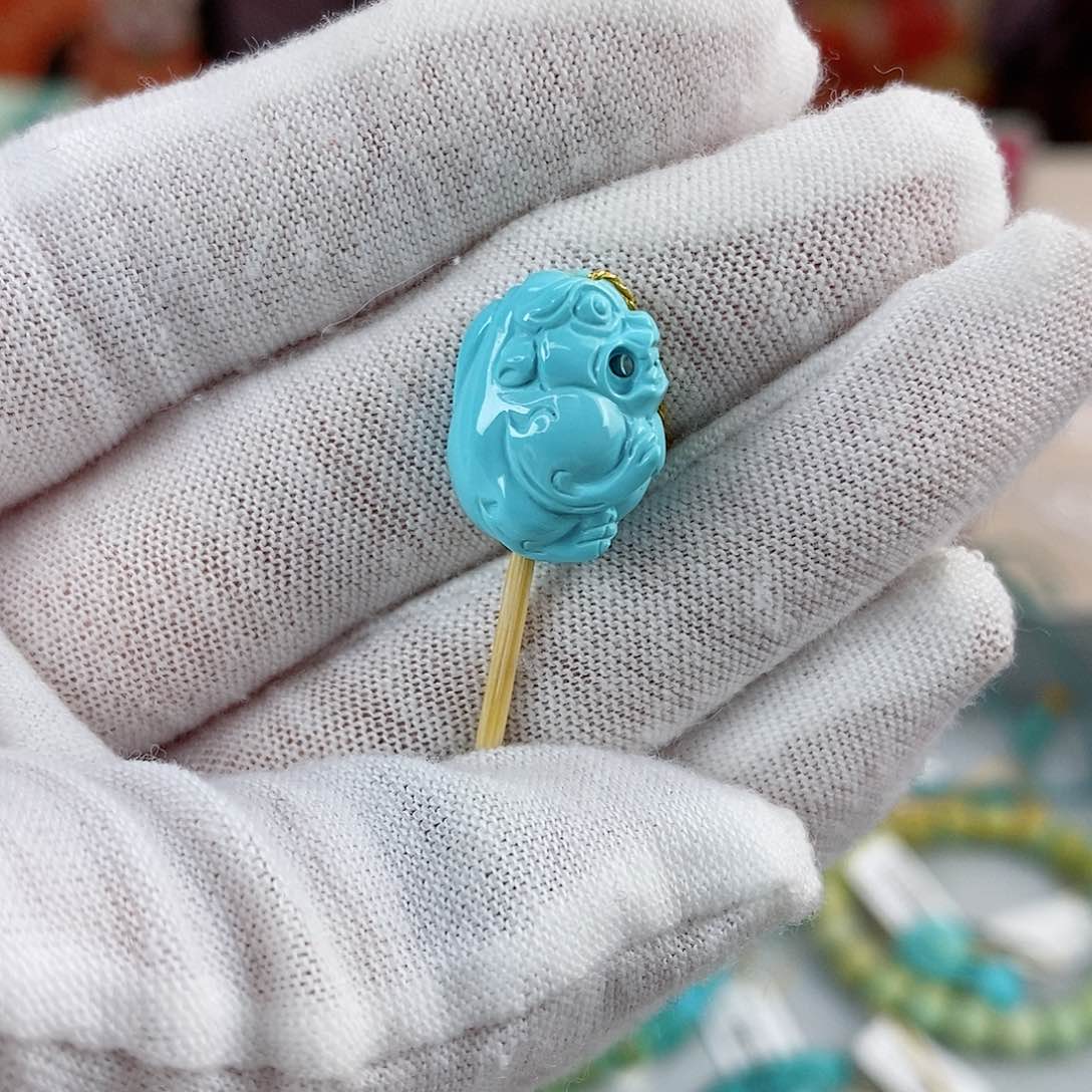 绿松石珠宝奇石未镶嵌