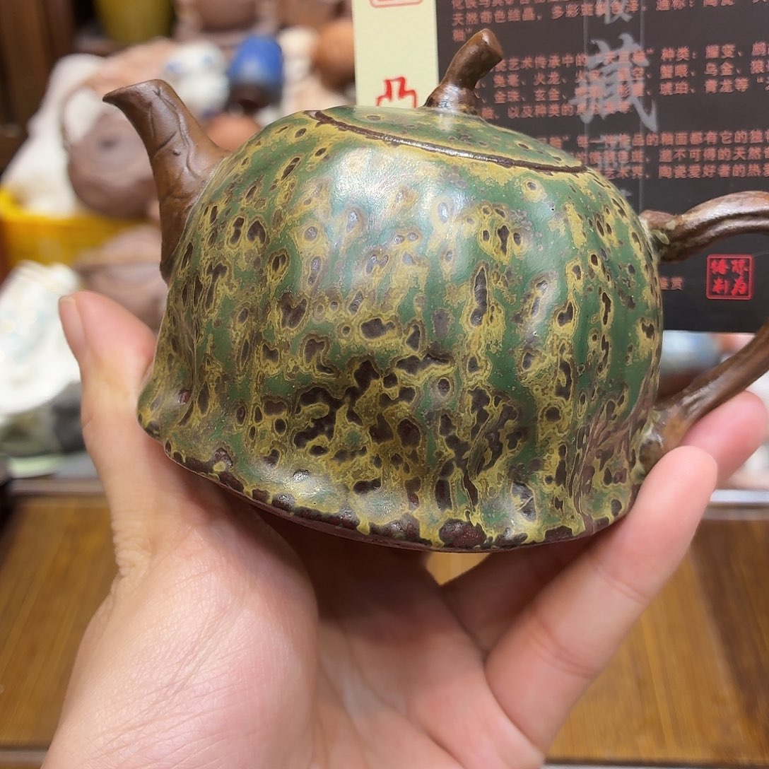 柴烧老岩泥茶器皿