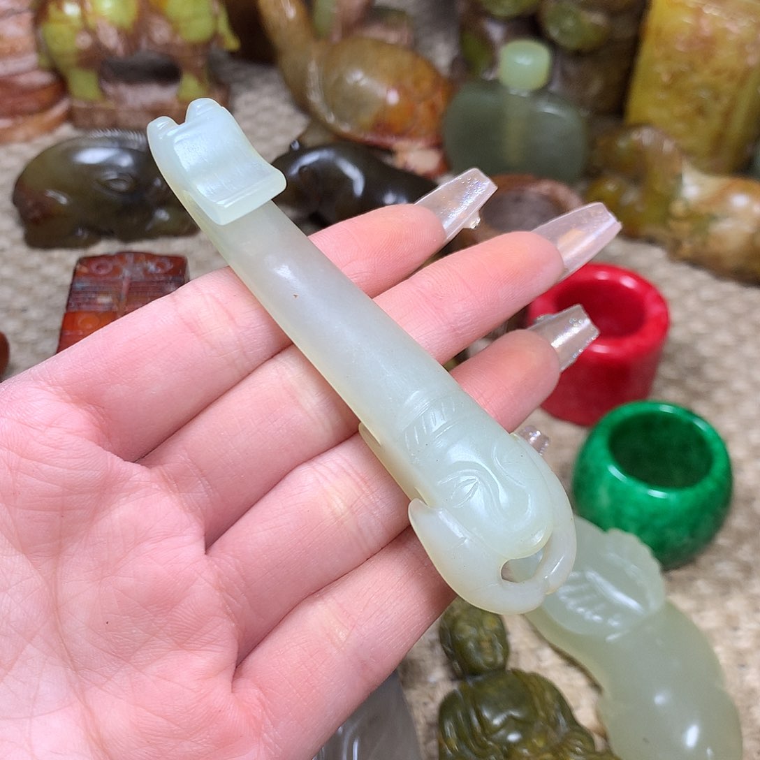 白玉菩提吊坠挂件