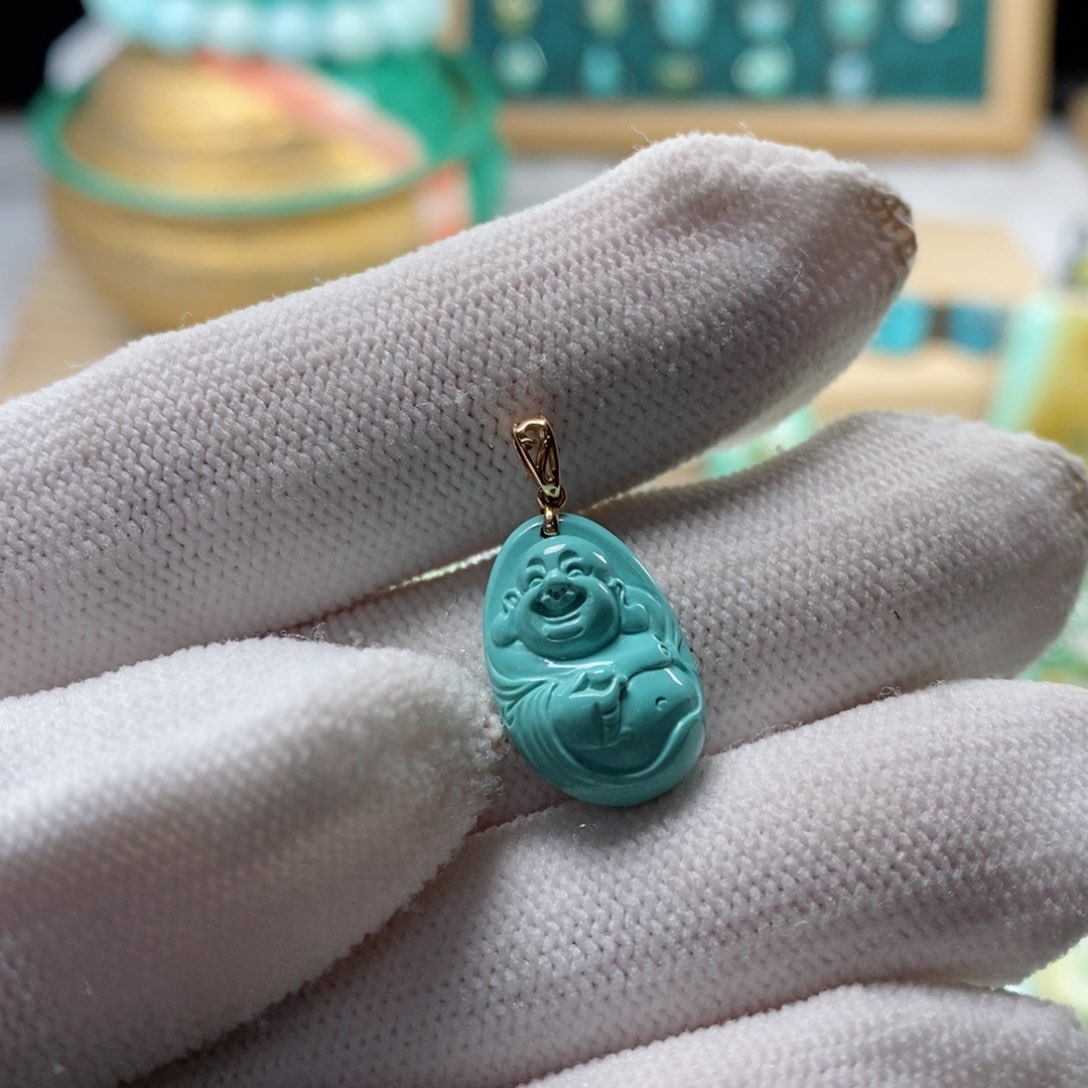 绿松石手链未镶嵌見****_