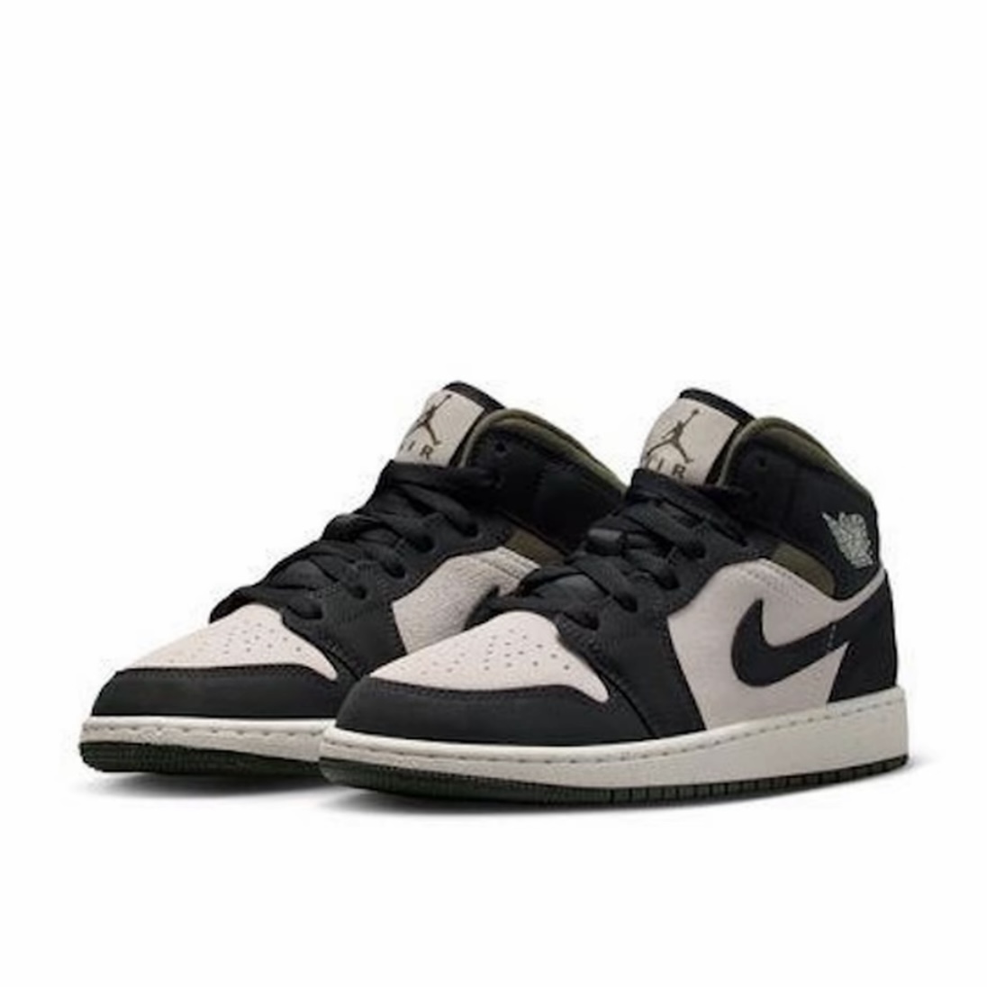 NIKE耐克AIR JORDAN 1 MID SE (GS)流光风中帮篮球鞋HV4399-102