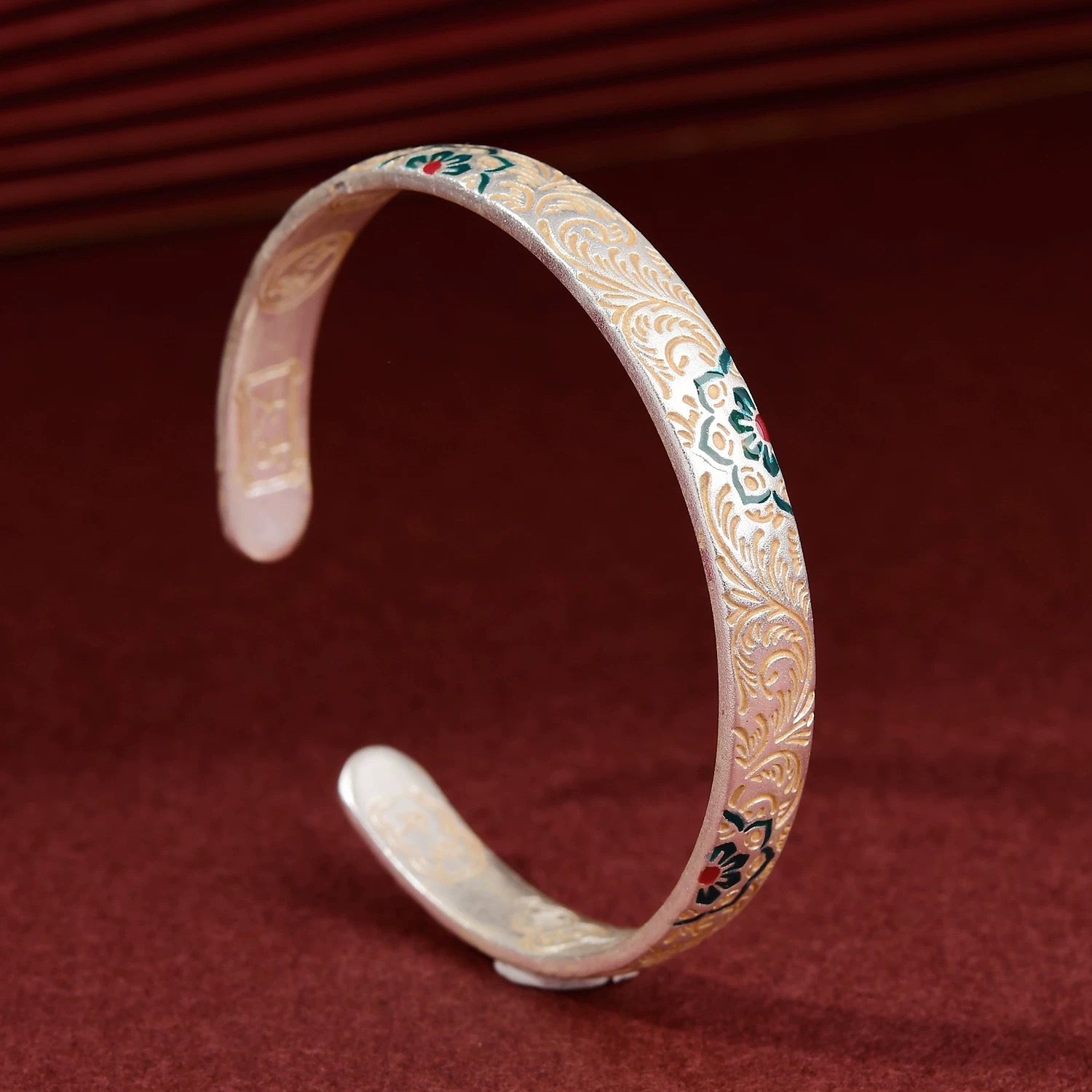 足银手镯 18号链接 【开口手镯】足银999.9 清库存带证书礼盒包装