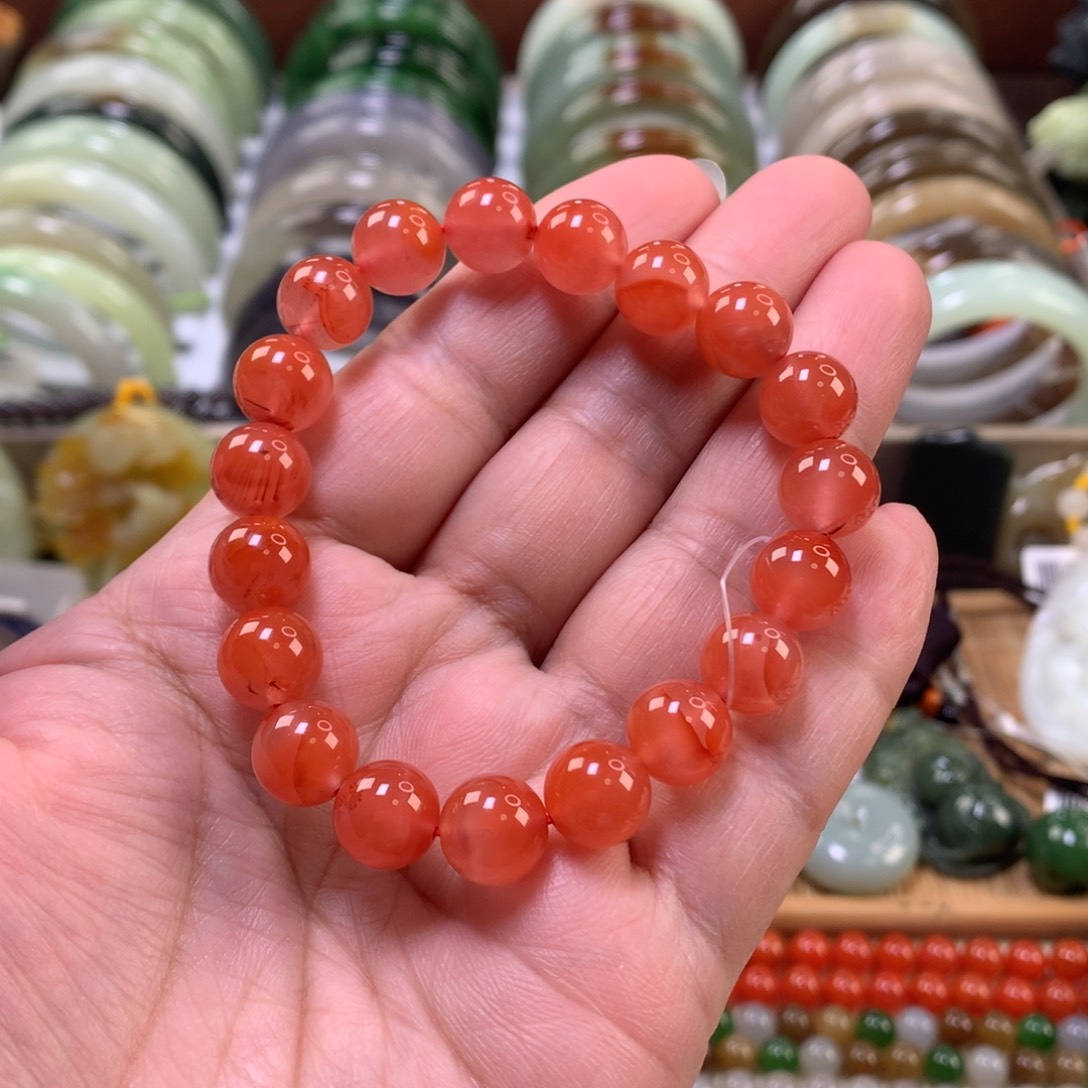 和田玉未镶嵌手链卡10