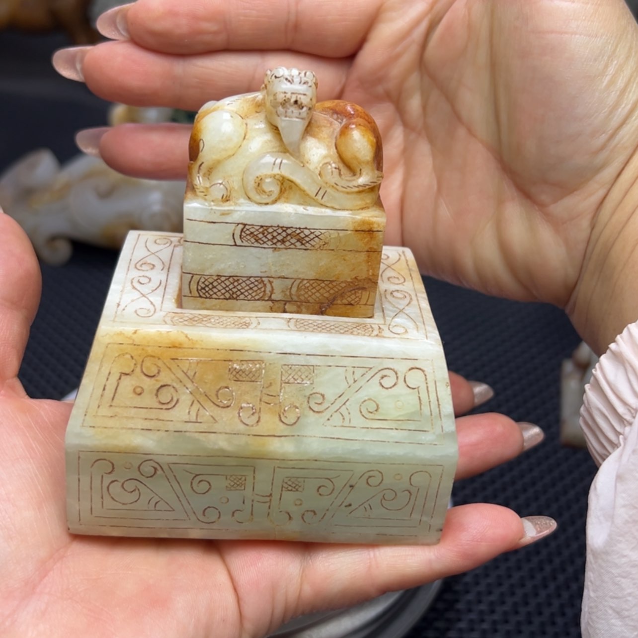 【闪购商品】和田玉未镶嵌挂件L**C