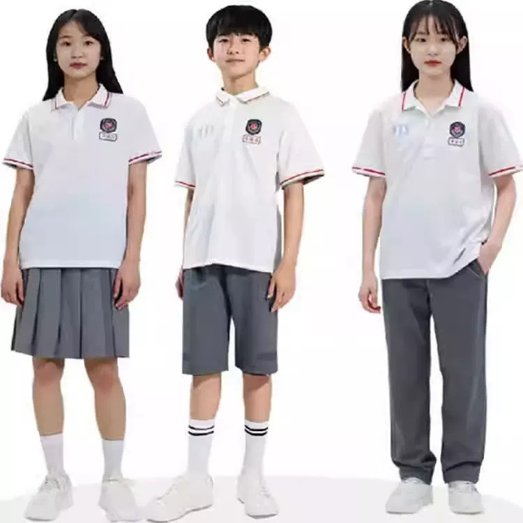 江西鹰潭市校服中小学生统一夏季短袖短裤长裤
