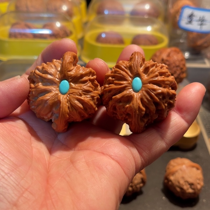 文玩核桃把件血麒麟44